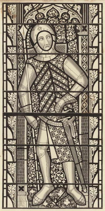Gilbert de Clare, Conde de Clare, de la Iglesia de la Abadía de Tewkesbury, alrededor de 1340 de Henry Shaw
