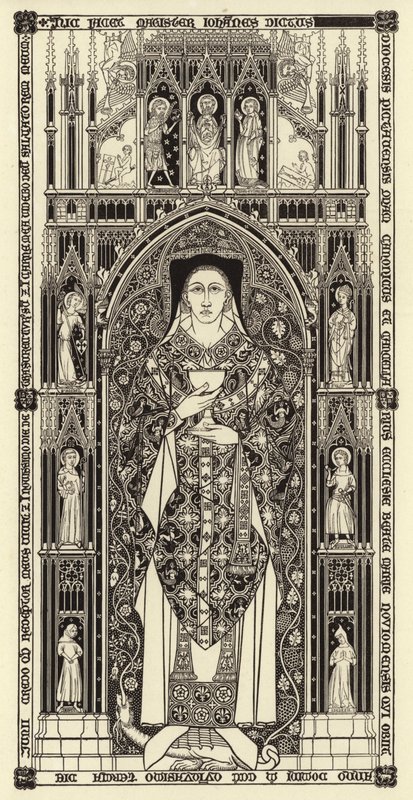 Losa incisa, c 1350 de Henry Shaw