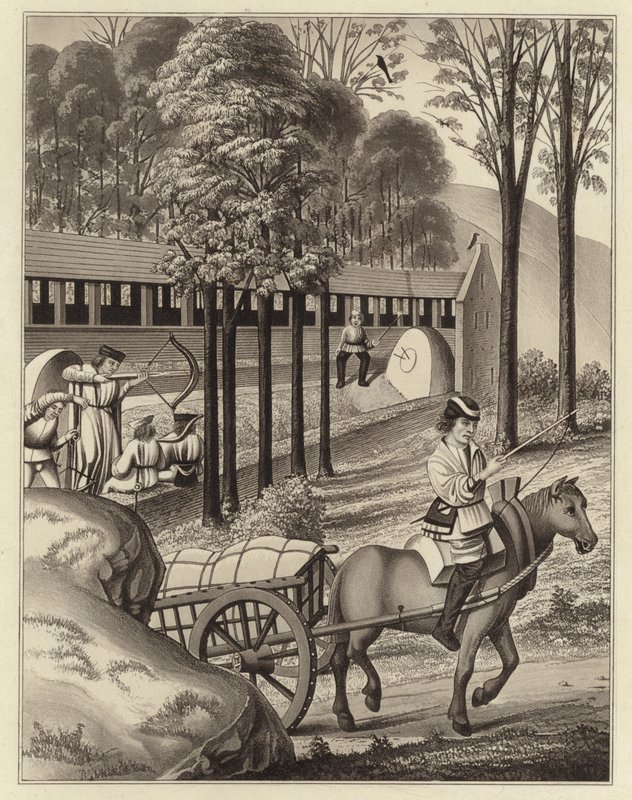 Disparo en el blanco, 1496 de Henry Shaw