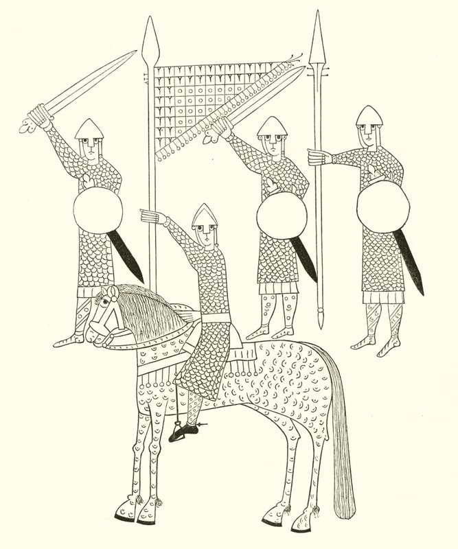 Guerreros españoles, finales del siglo XI de Henry Shaw