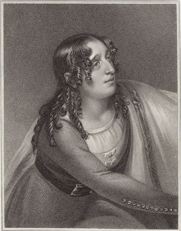 Miss Duncan en el personaje de Florence en El toque de queda de Henry Singleton