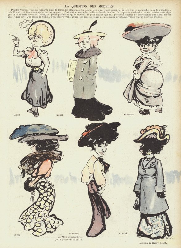 Ilustración para Le Rire de Henry Somm