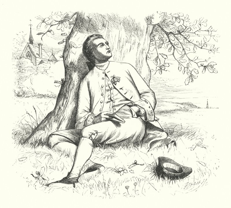 El ateo y la bellota de Henry Stacey (after) Marks