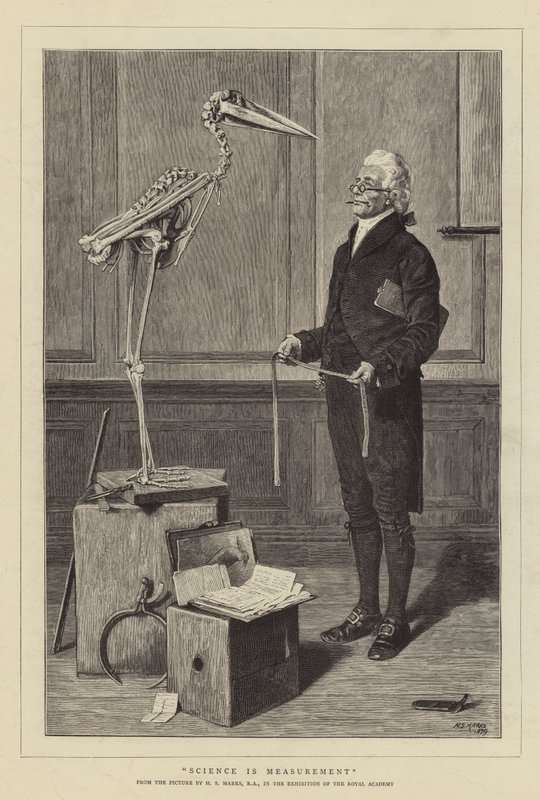 La ciencia es medición de Henry Stacey Marks
