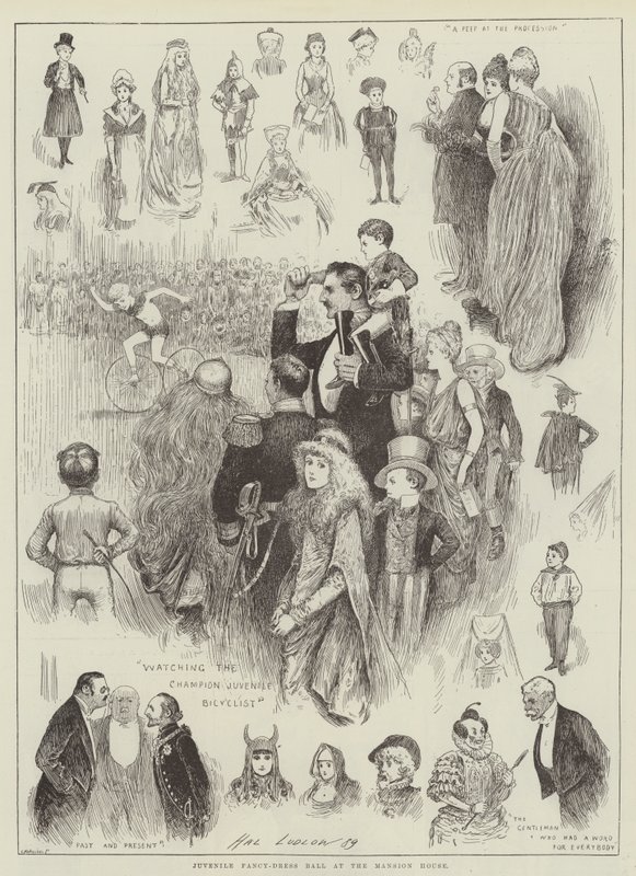 Baile de disfraces infantil en la Mansión de Henry Stephen Ludlow