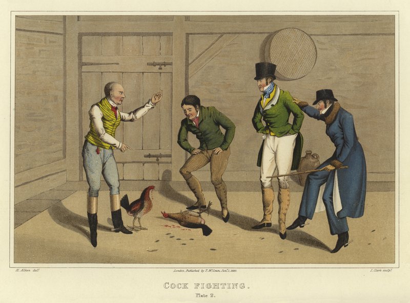 Pelea de Gallos de Henry Thomas Alken