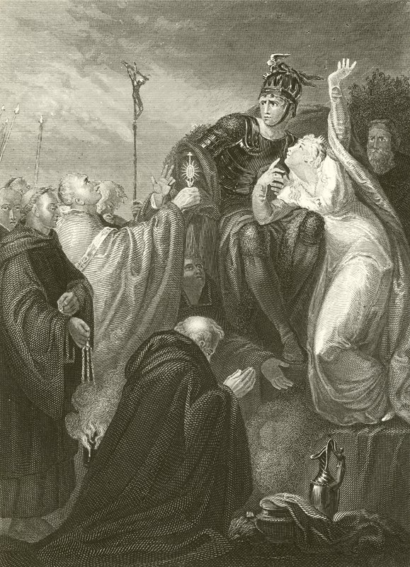 San Agustín ante Ethelbert de Henry Tresham