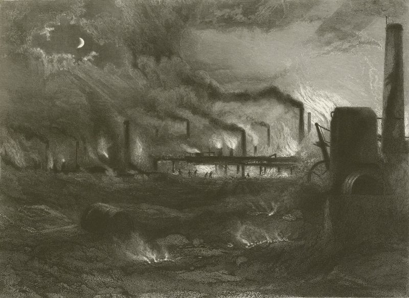 El País Negro, cerca de Bilston de Henry Warren