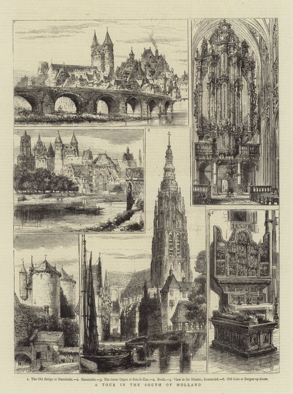 Un tour por el sur de Holanda de Henry William Brewer