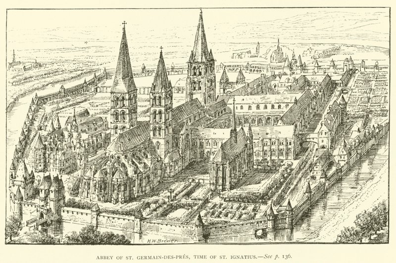 Abadía de Saint-Germain-des-Prés, época de San Ignacio de Henry William Brewer