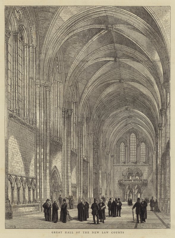 Gran Salón de los Nuevos Tribunales de Henry William Brewer