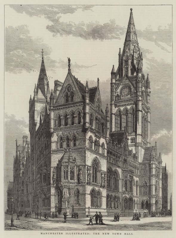 Manchester Ilustrado, el Nuevo Ayuntamiento de Henry William Brewer