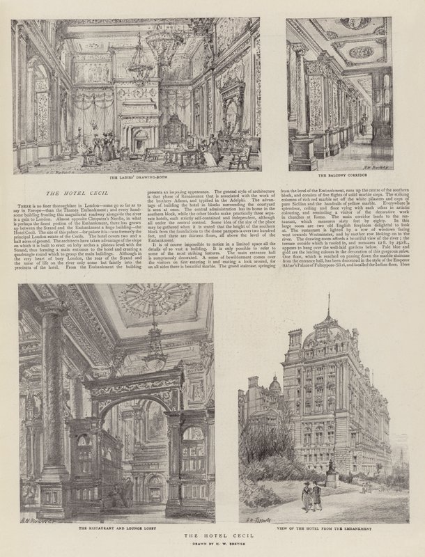 El Hotel Cecil de Henry William Brewer