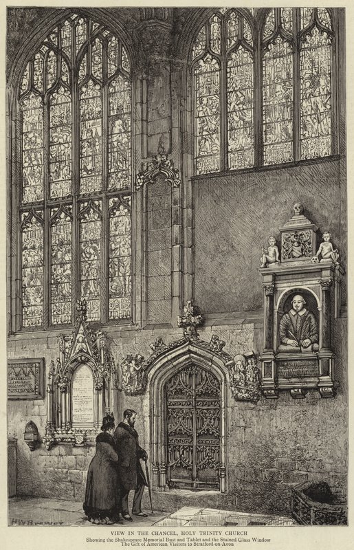 Vista en el presbiterio, Iglesia de la Santísima Trinidad de Henry William Brewer