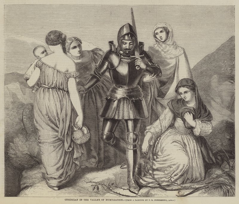 Cristiano en el valle de la humillación de Henry William Pickersgill