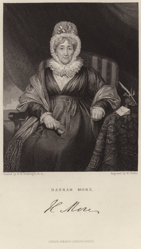 Retrato de Hannah More de Henry William Pickersgill