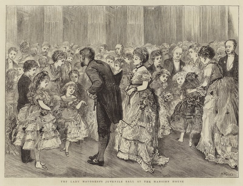 El Baile Juvenil de la Alcaldesa en la Mansion House de Henry Woods