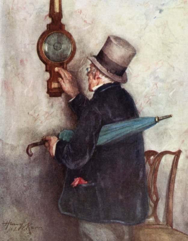 Anales de la Parroquia: Una consulta matutina (litografía en color) de Henry Wright Kerr