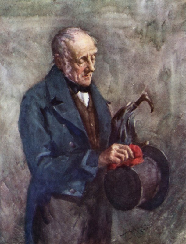 Anales de la Parroquia: Preparación para el Kirk (litografía en color) de Henry Wright Kerr