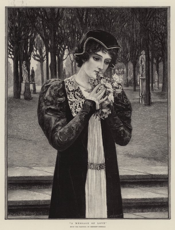 Un mensaje de amor de Herbert Gustave Schmalz