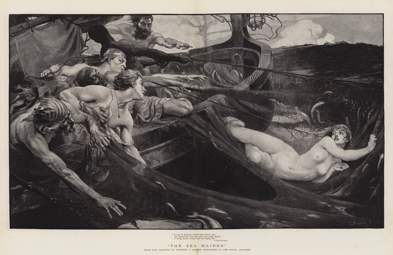 La doncella del mar de Herbert James Draper