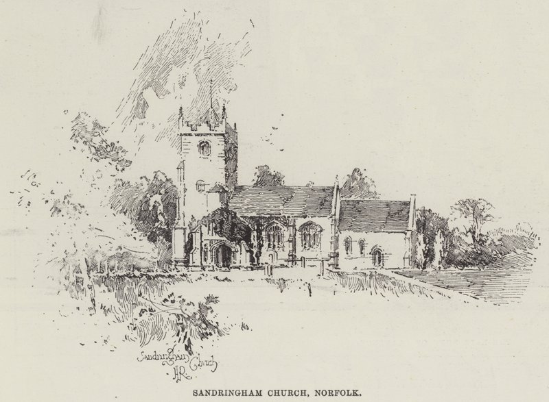 Iglesia de Sandringham, Norfolk de Herbert Railton