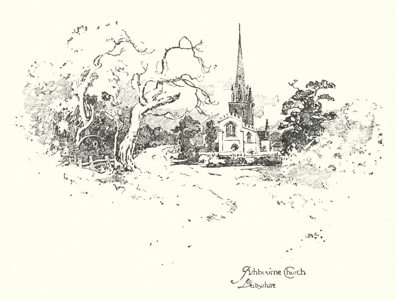 Iglesia de Ashbourne, Derbyshire de Herbert (after) Railton