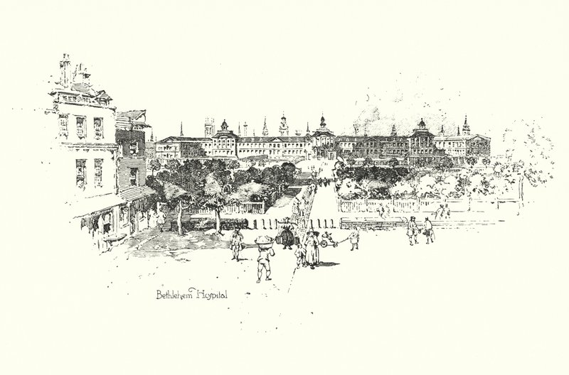 Hospital de Bethlehem, Londres de Herbert (after) Railton