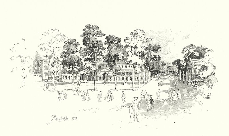 Jardines de Ranelagh, Londres de Herbert (after) Railton