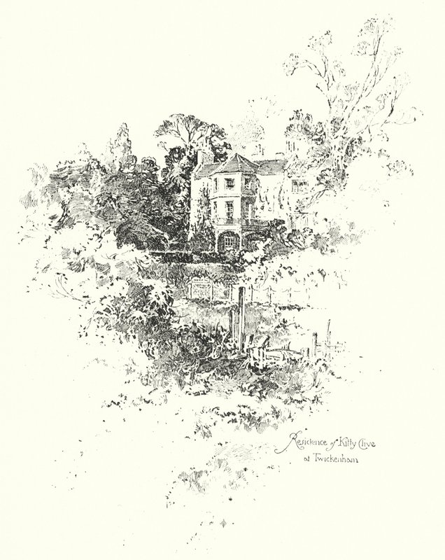Residencia de Kitty Clive, Twickenham, Londres de Herbert (after) Railton