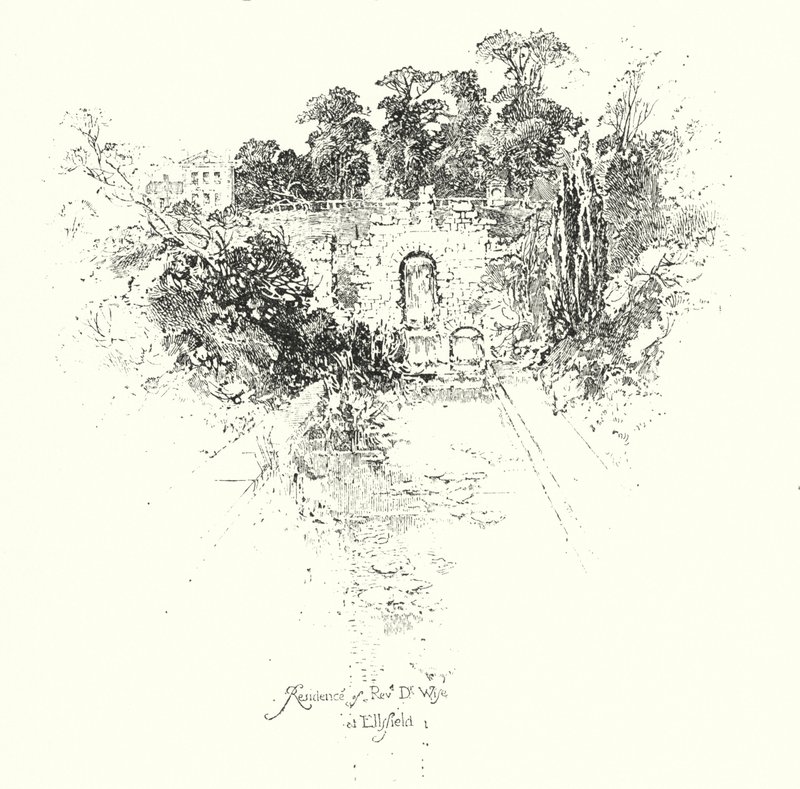Residencia del reverendo Dr. Wise, en Ellsfield de Herbert (after) Railton