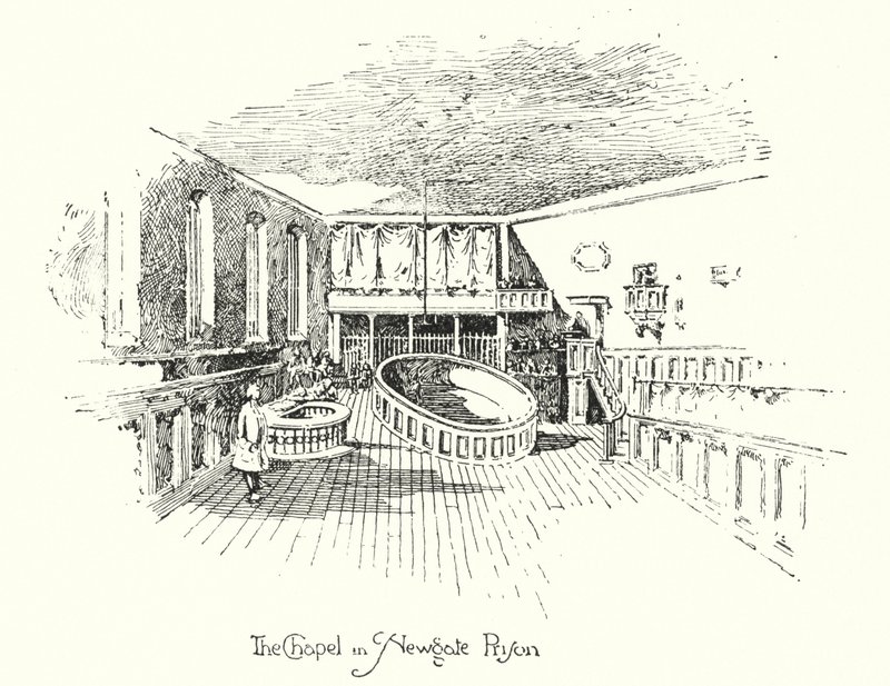La capilla, prisión de Newgate, Londres de Herbert (after) Railton