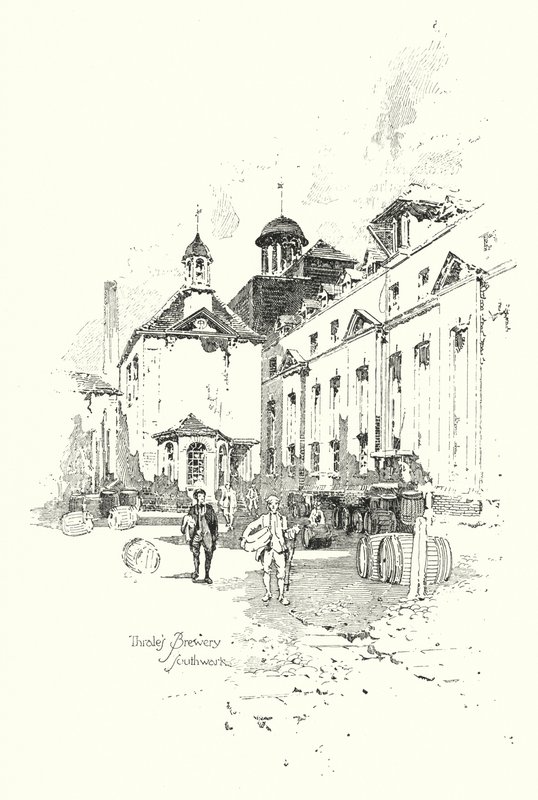 Cervecería Thrale, Southwark, Londres de Herbert (after) Railton