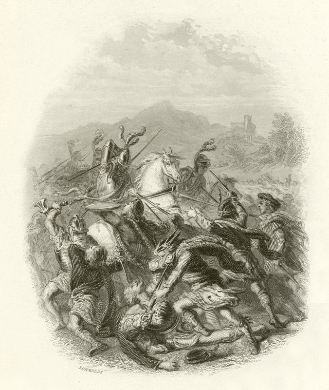 Batalla de Flodden de Herbert Gustave Schmalz
