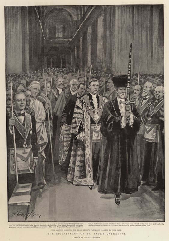El bicentenario de la Catedral de San Pablo de Herbert Johnson