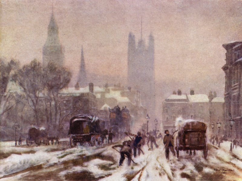 Una Mañana Nevada, Whitehall de Herbert Menzies (after) Marshall