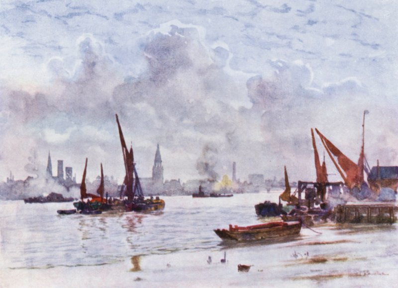 Battersea Reach de Herbert Menzies (after) Marshall