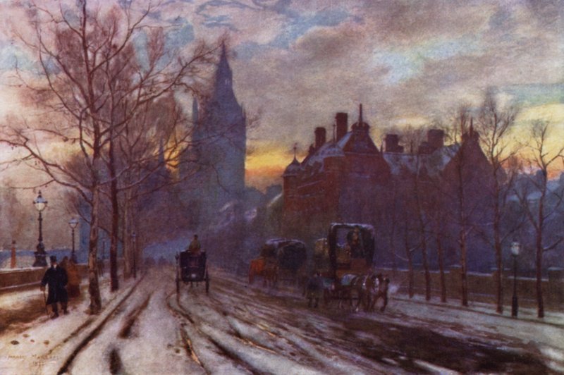 El malecón de Westminster de Herbert Menzies (after) Marshall