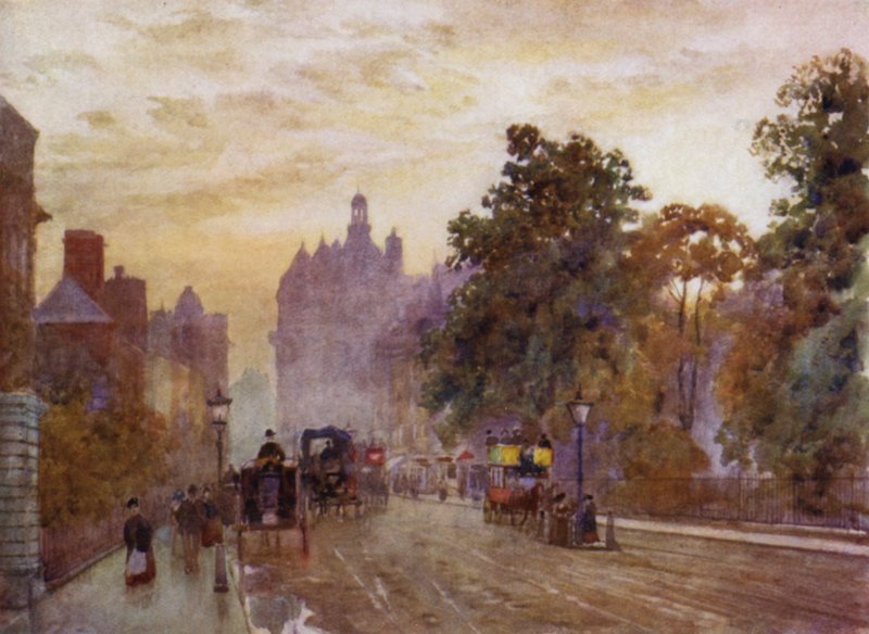 Hacia el oeste desde Hyde Park Corner de Herbert Menzies (after) Marshall