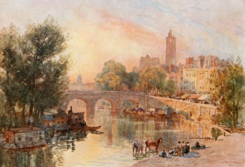El Puente Marie, París de Herbert Menzies Marshall