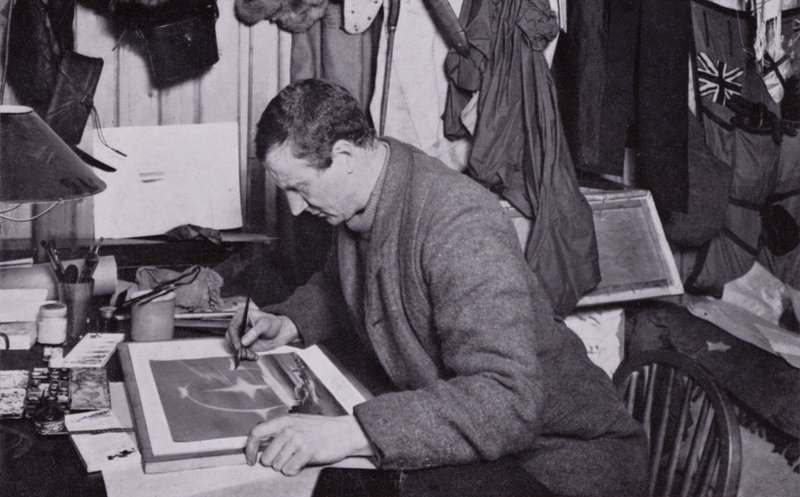 "Para Wilson, como artista, hubo compensaciones" de Herbert Ponting