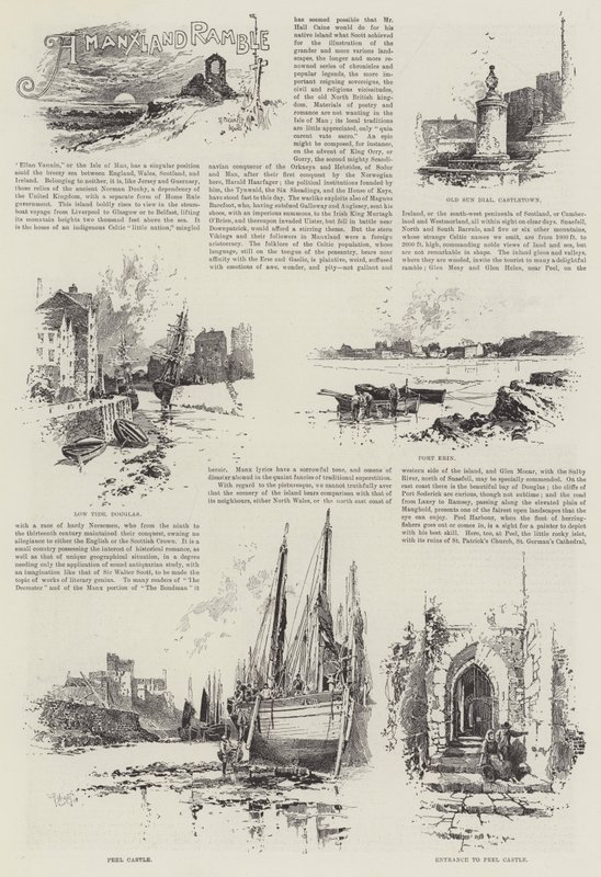Un Paseo por la Tierra de Manx de Herbert Railton