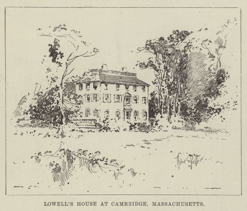 La Casa de Lowell en Cambridge, Massachusetts de Herbert Railton