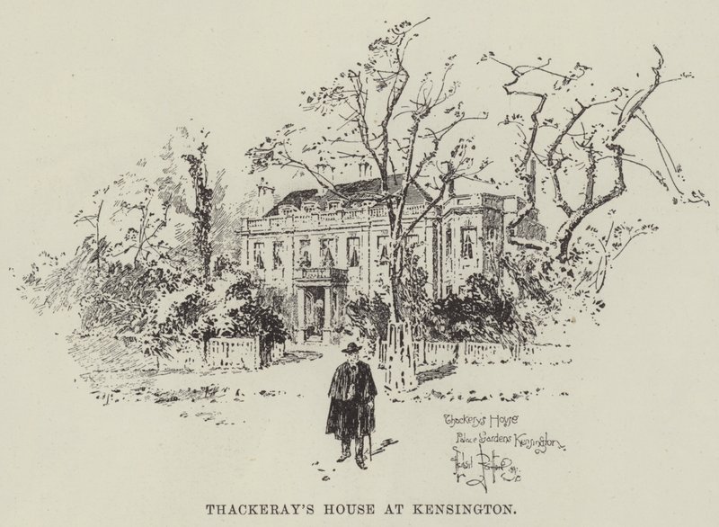 La Casa de Thackeray en Kensington de Herbert Railton