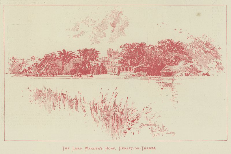 La casa del Lord Warden, Henley-on-Thames de Herbert Railton