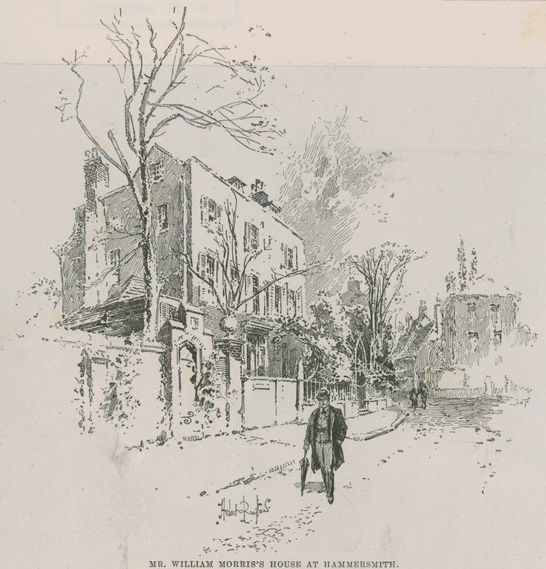 La casa de William Morris en Hammersmith de Herbert Railton