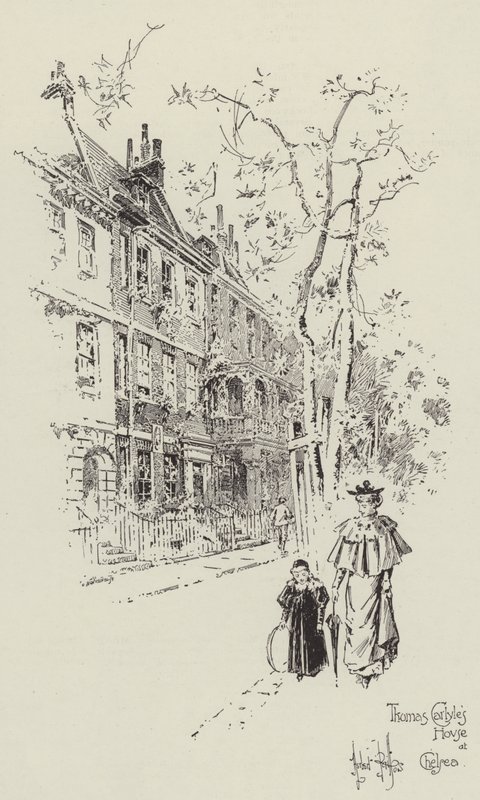 Casa de Thomas Carlyle en Chelsea de Herbert Railton