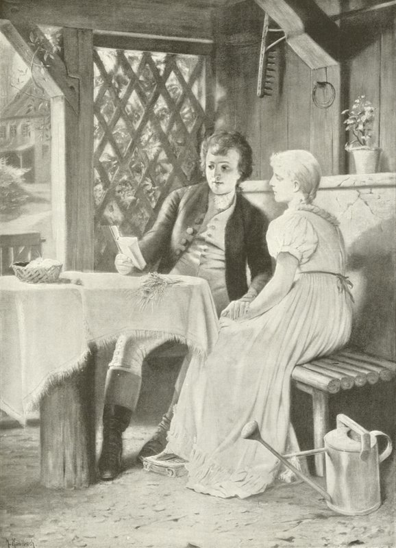 Goethe y Frederike de Hermann Kaulbach