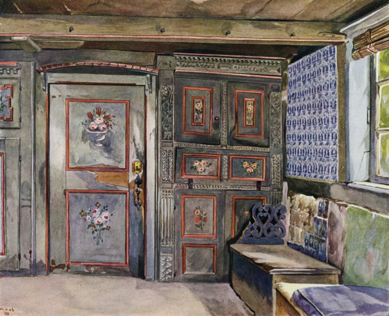 Parte del Salón en la Casa Hufner del Sr. Hittscher en Curslack de Hermann Haase