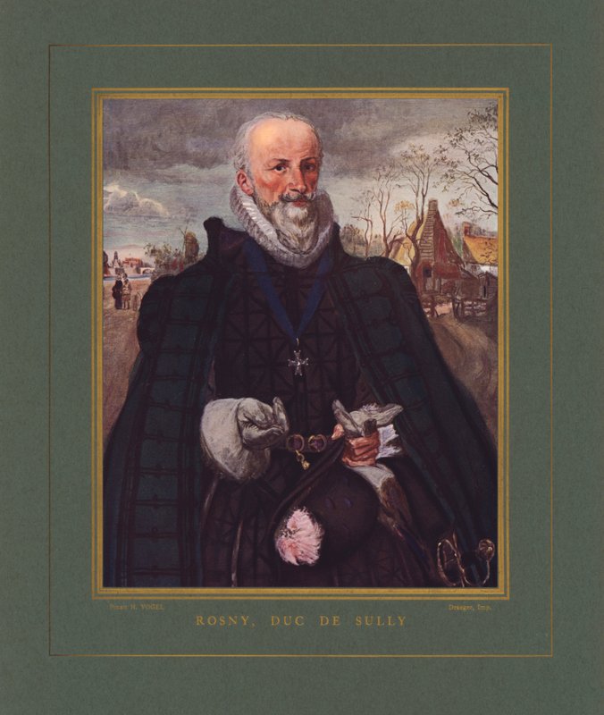 Maximilien de Béthune, Duque de Sully, Ministro Principal de Francia durante el reinado del Rey Enrique IV de Hermann Vogel